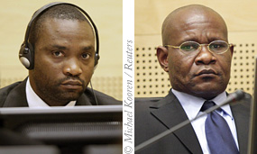 Germain Katanga & Mathieu Ngudjolo Chui in court